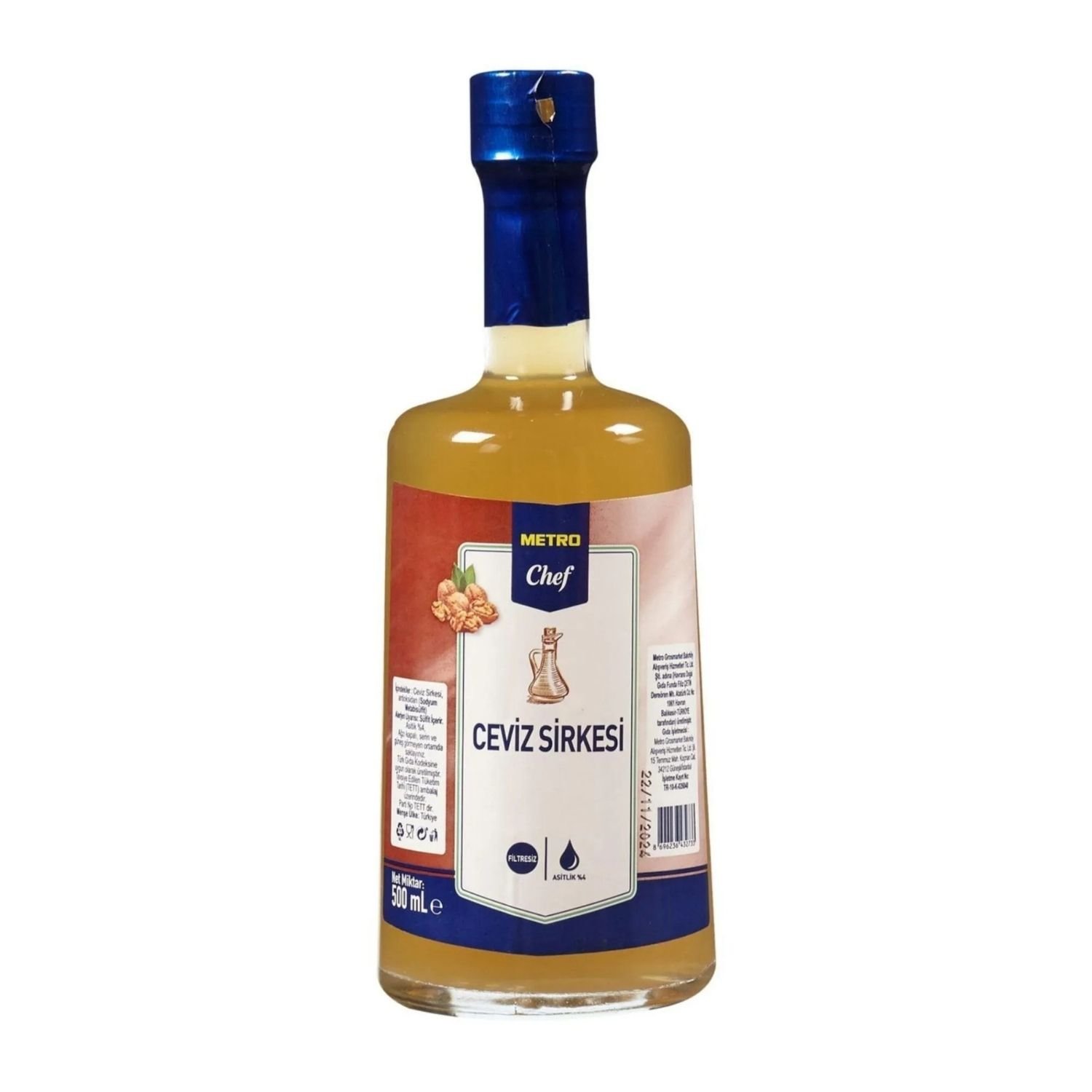 Metro Chef Ceviz Sirkesi 500 Ml, Ceviz Sirkesi, Walnut Winegar - Des Biens