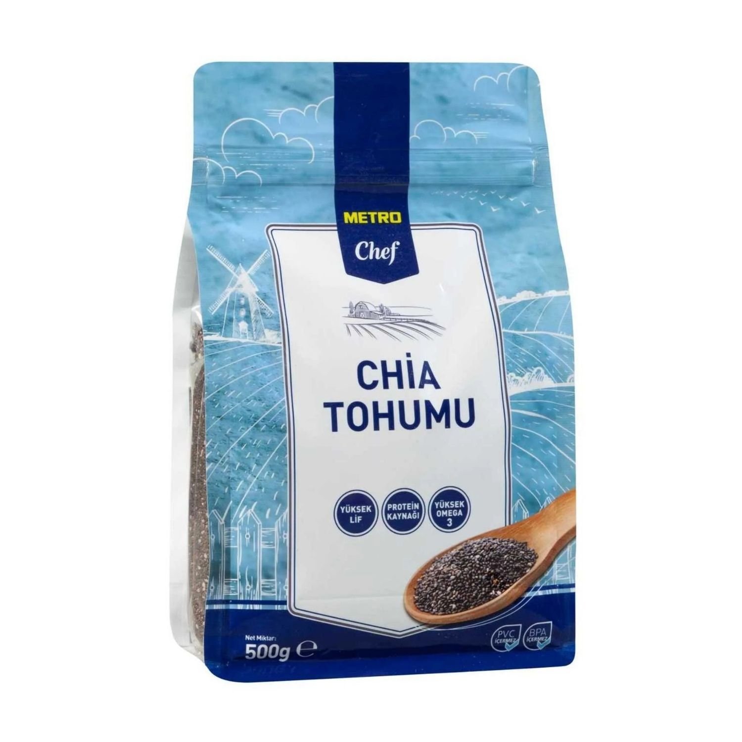 Metro Chef Chia Tohumu 500 gr