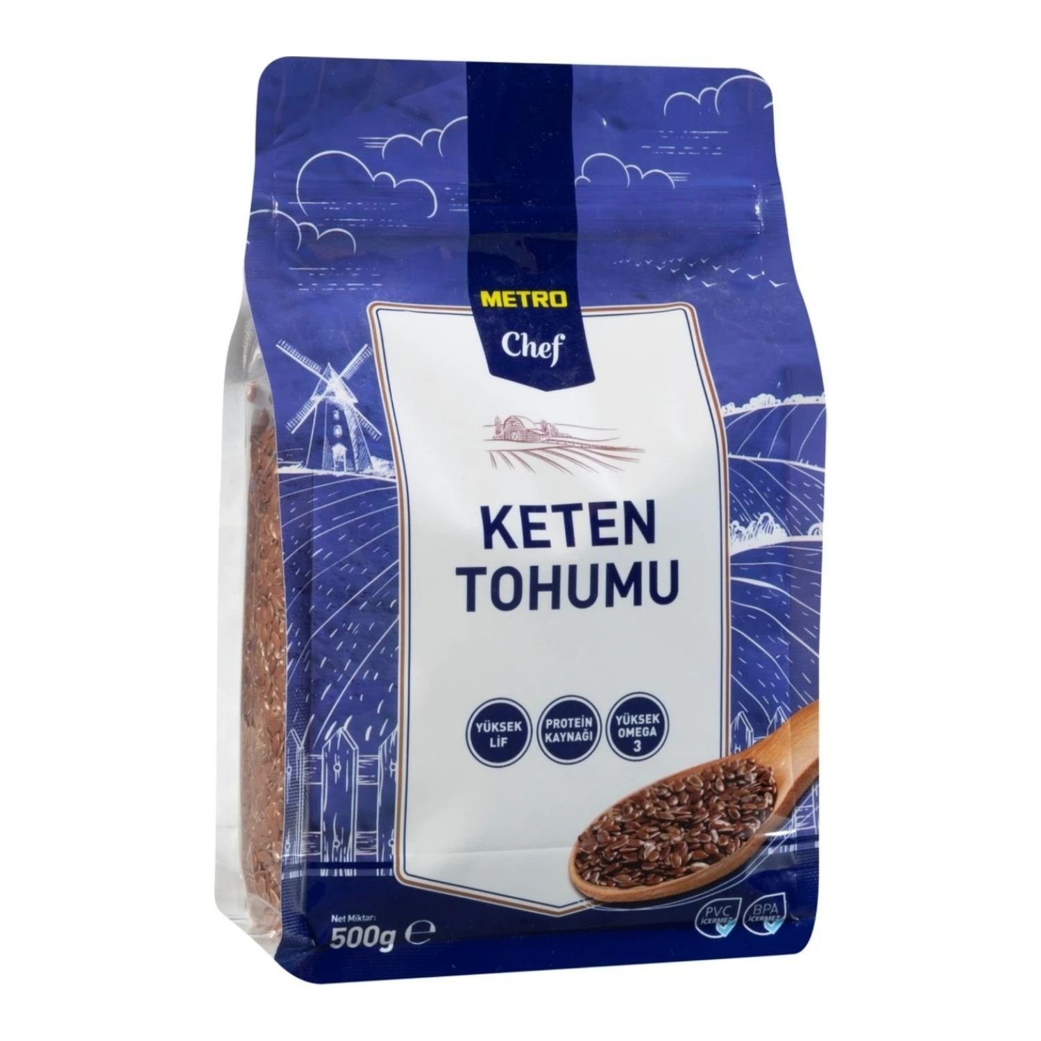 Metro Chef Keten Tohumu 500 gr
