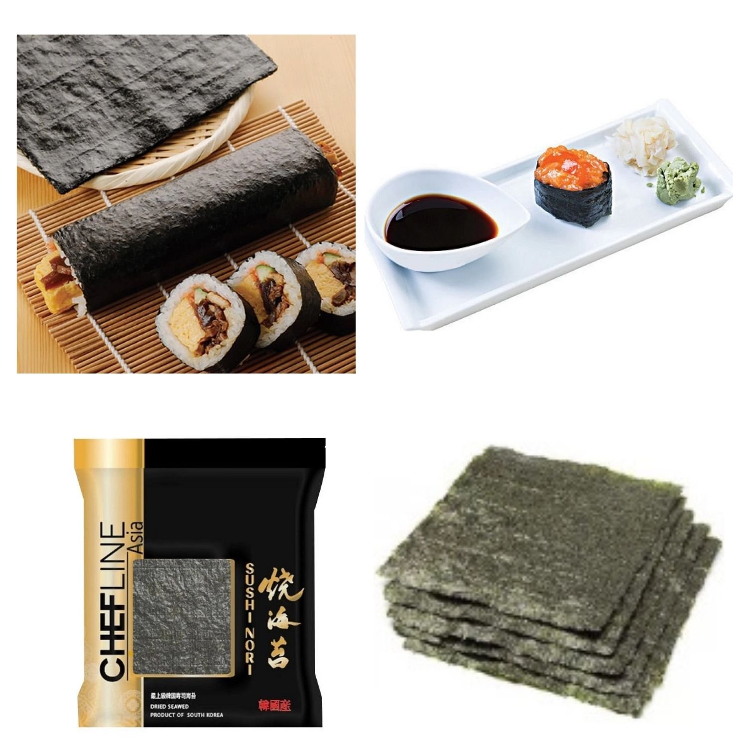 Chefline Yaki Nori Sushi Yosunu 50 Yaprak