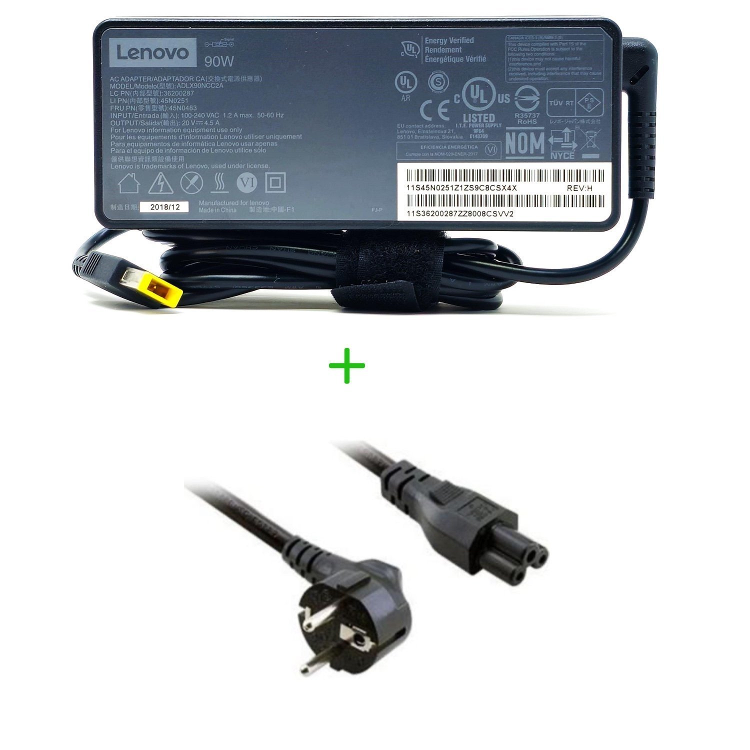 Lenovo Orjinal 20V 4.5A 90W USB Tip Notebook Adaptör ADLX90NCC3A