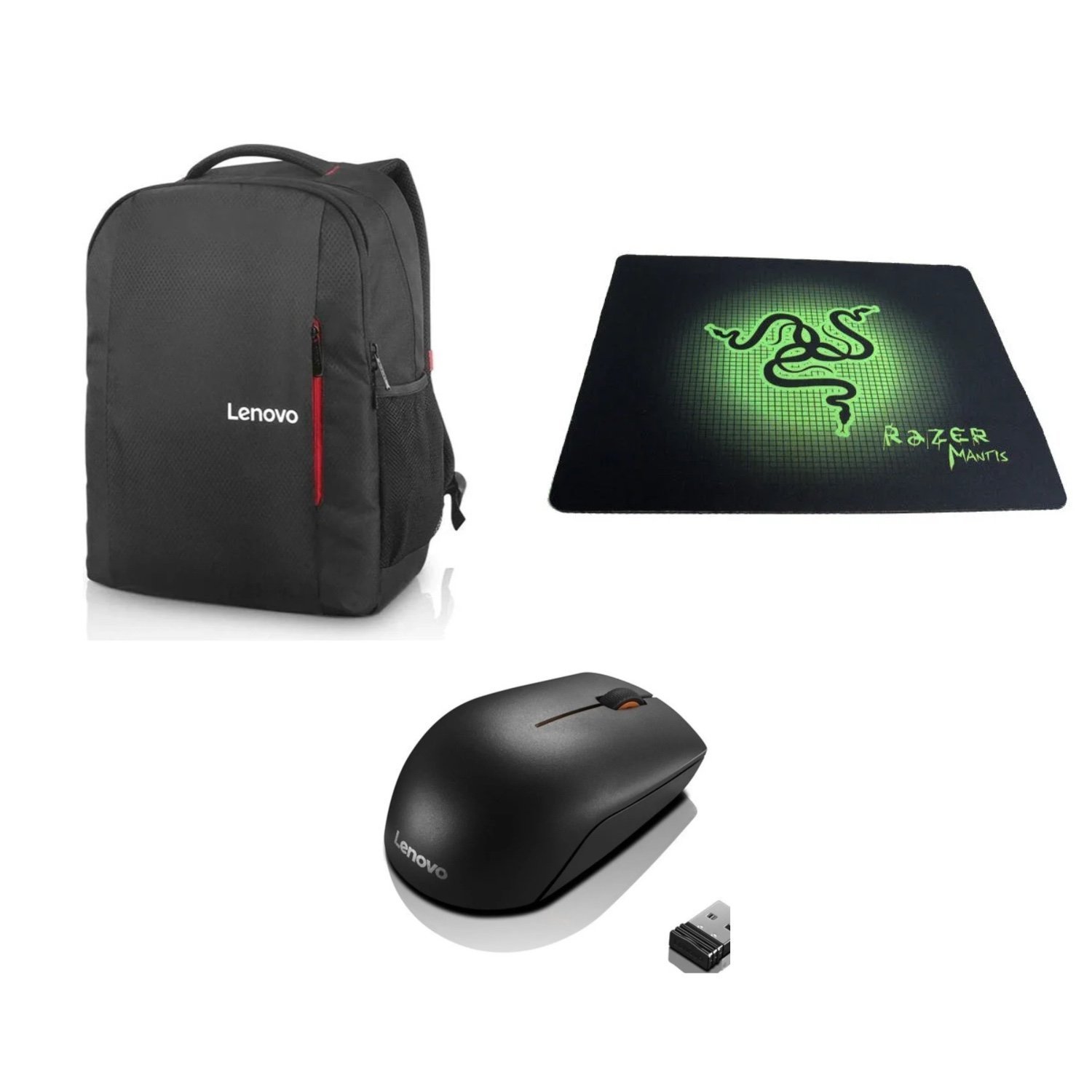 Lenovo 300 GX30K79401+B515 GX40Q75215 Siyah Sırt Çantası+Mousepad Set