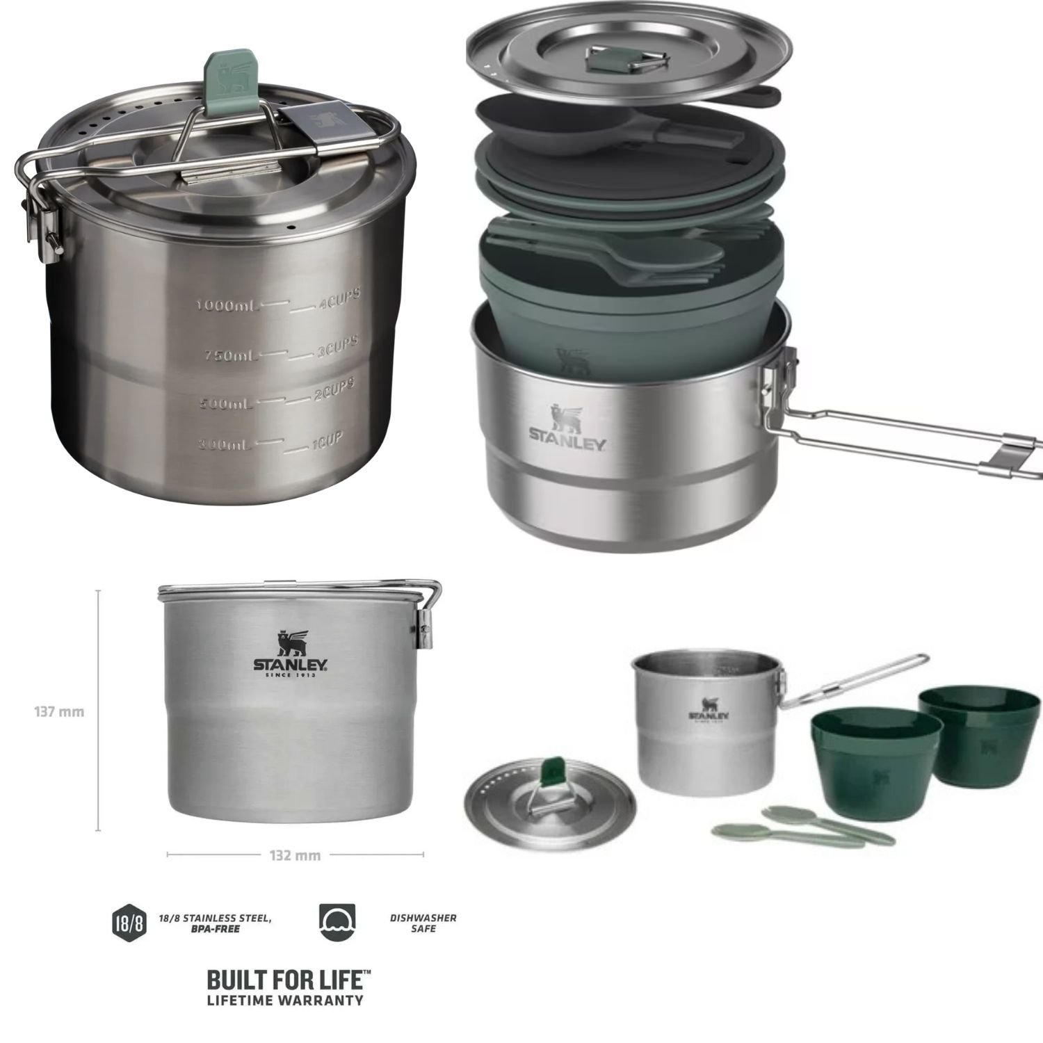 Stanley Wildfare Go Two Bowl Cook Set 1.1l Pişirme Seti 10-09997-020