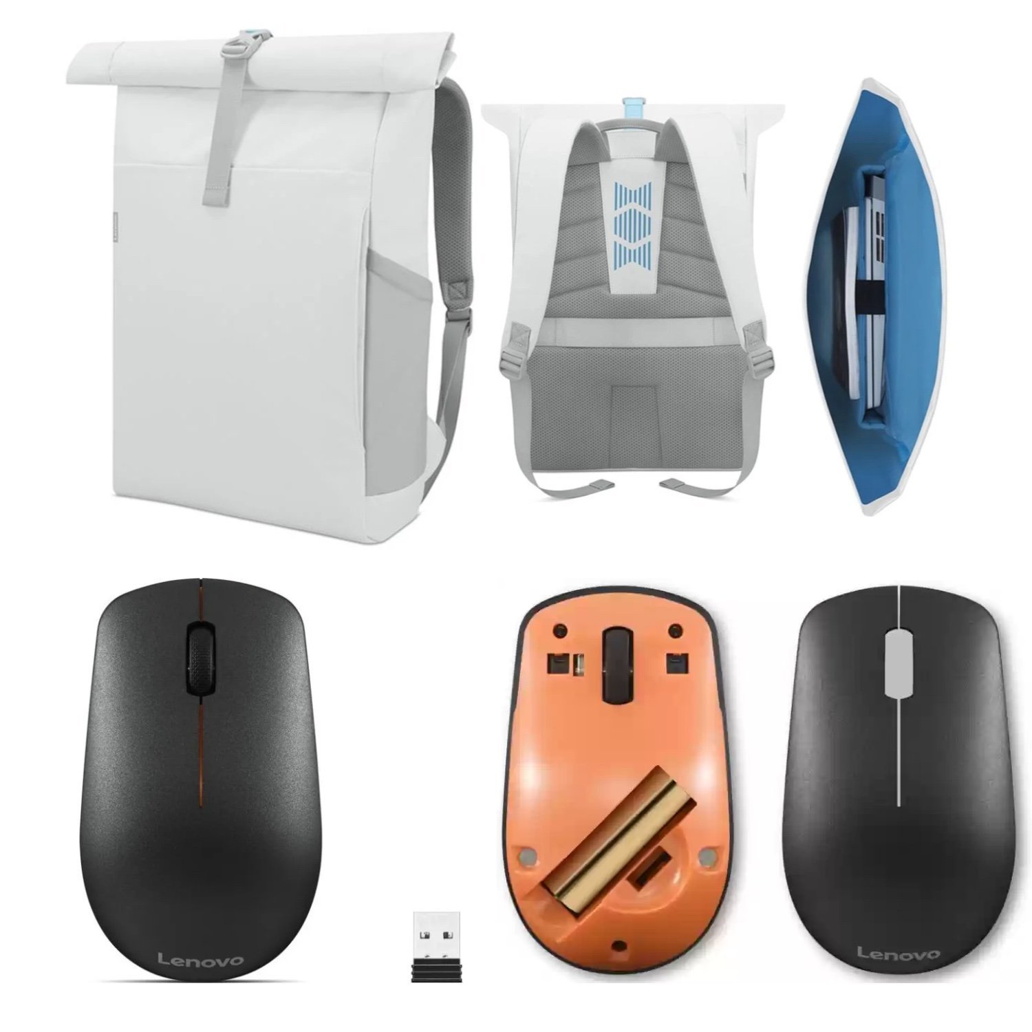 400 Kablosuz Mause Ve Ideapad Gaming Gx41h70101 Çanta 16 Inç Pro Set - Beyaz