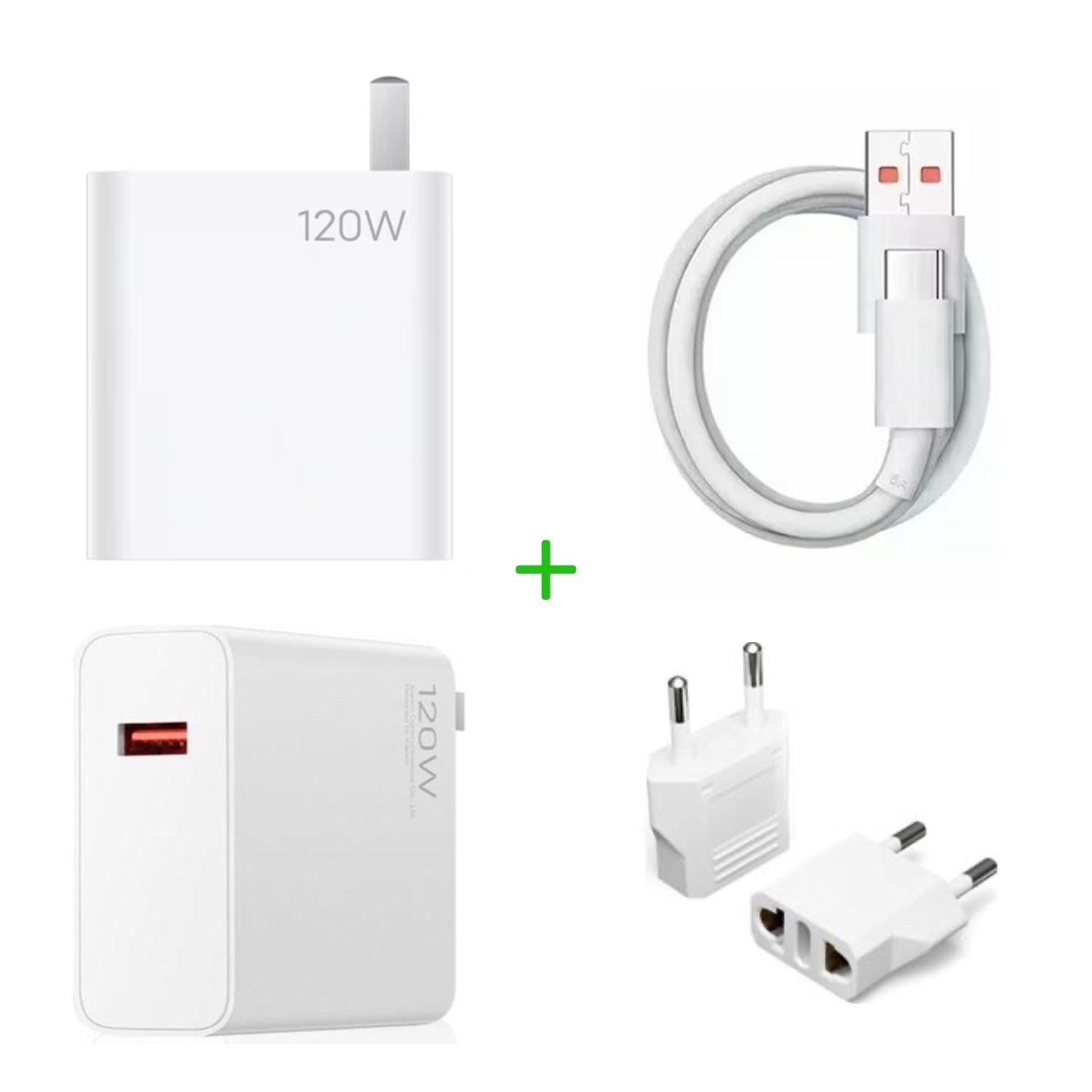 Orijinal Xiaomi Şarj Cihazı Telefon Veya Bilgisayar İçin - MDY-14-ED-120 watt + Kablo+Başlık